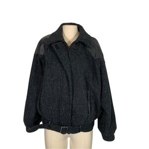 Vintage Otello Pelle Wool Jacket Size Medium